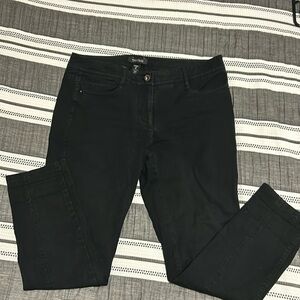 WHBM skinny leg black slacks